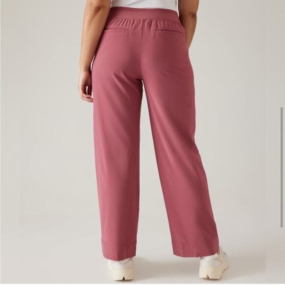 Athleta BROOKLYN HEIGHTS HIGH RISE WIDE TROUSER Size 10 - Picture 2 of 11